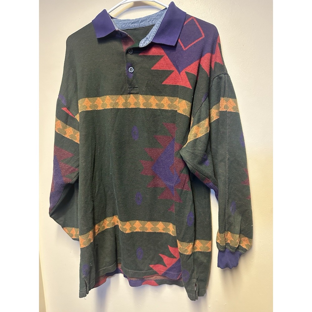 Vyg Western Ash Creek Trading Shapes Mens ShirtStripes. Patterned